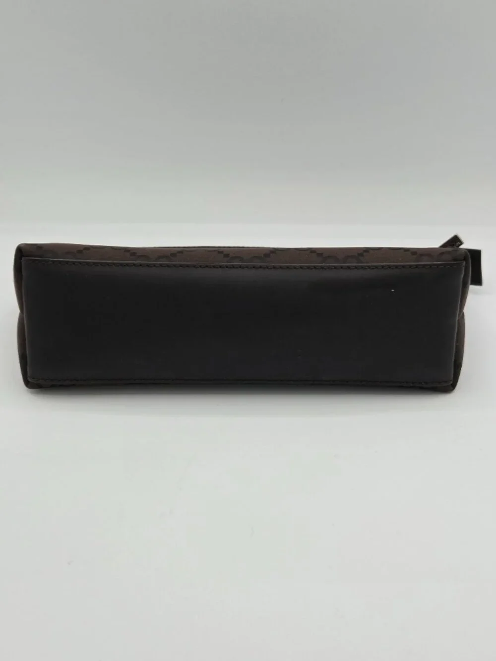 Gucci Tom Ford Era Brown GG Nylon Cosmetic Pouch | Zip Top Makeup Case | Vintage